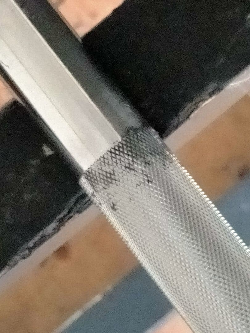 アイロテック 180cm バーベルシャフト ナイロングリップ付き