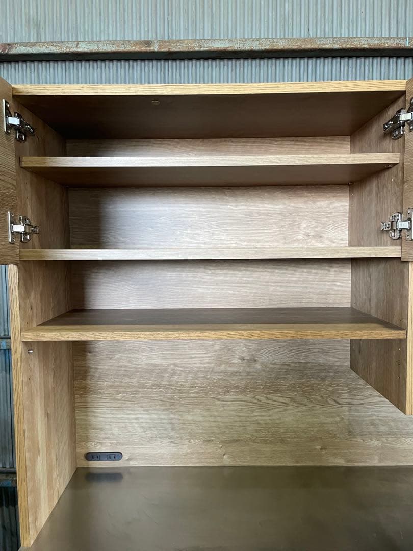 unico ウニコ ADDAY アディ オーク材 キッチンボード レンジ 食器棚