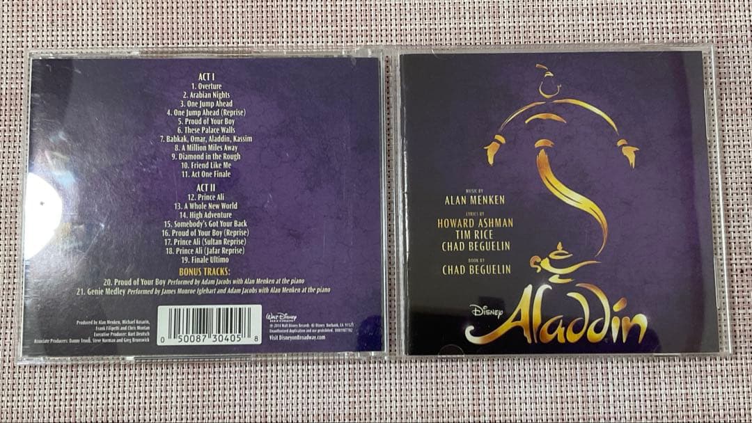 ミュージカルCD 6セット計7枚（オリジナルキャスト録音。英語版）