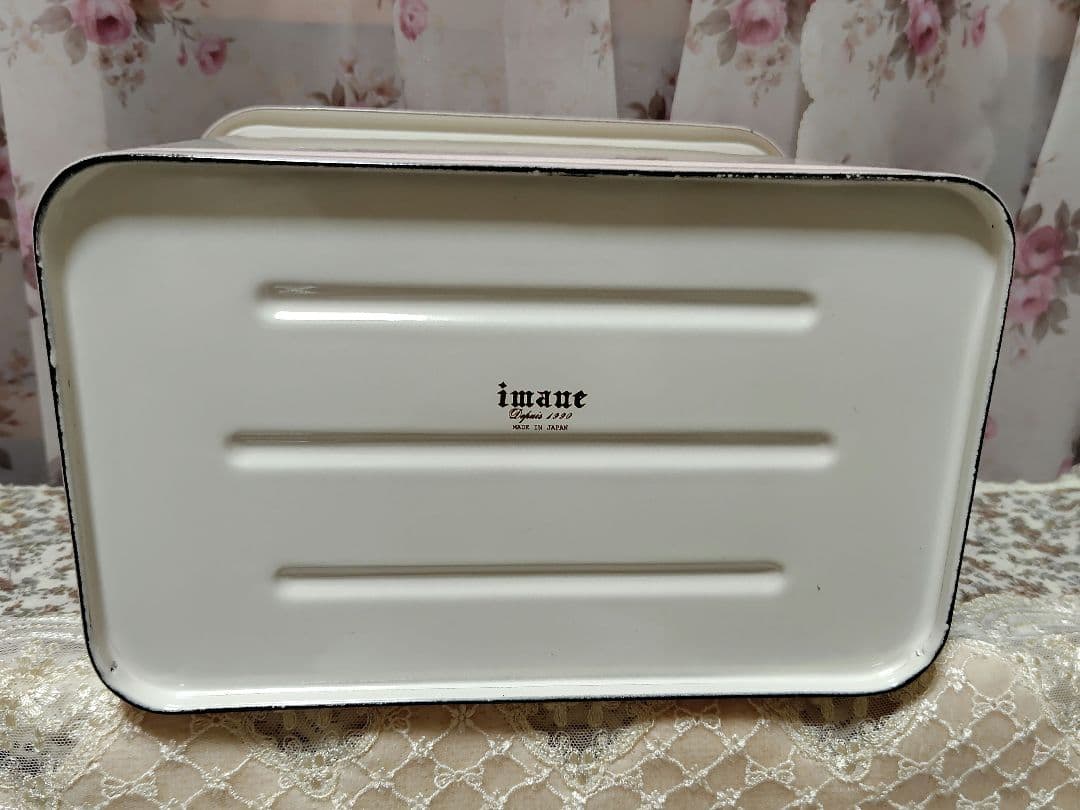 旧イマン エマ ホーローBOX缶