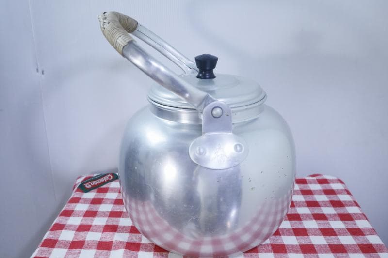 ◆特大サイズ アルミやかん/薬缶 NITTO やかん 昭和レトロ 15L大容量