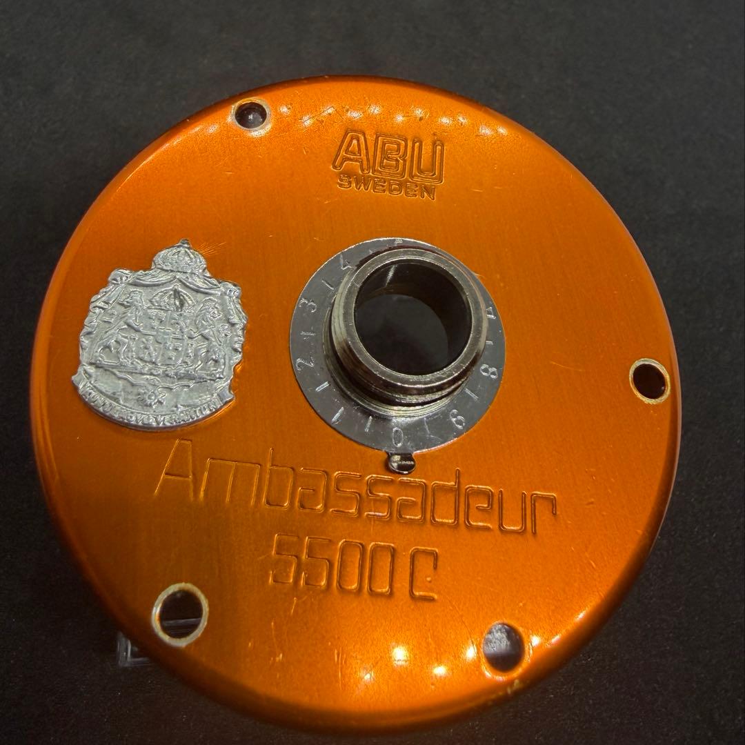 アブ アンバサダー 5500c サンセットオレンジ サイドカップ