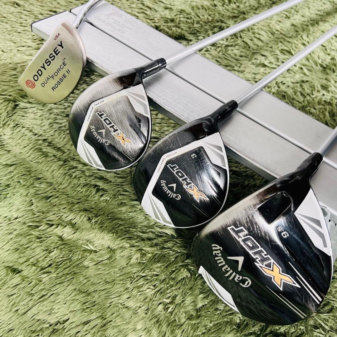 キャロウェイ Xホット 12本セット メンズゴルフ 初心者 入門 大人気モデル