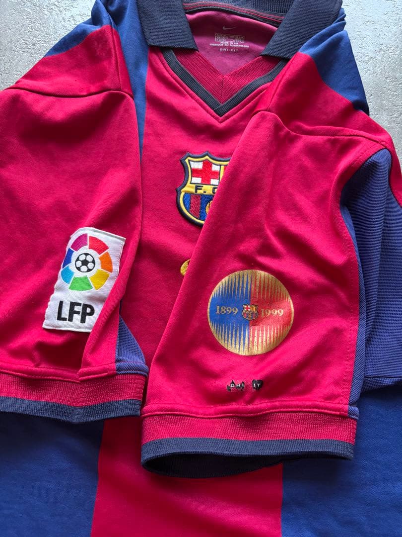 2000-2001 バルセロナ　ナイキ　ホームユニフォーム　正規品