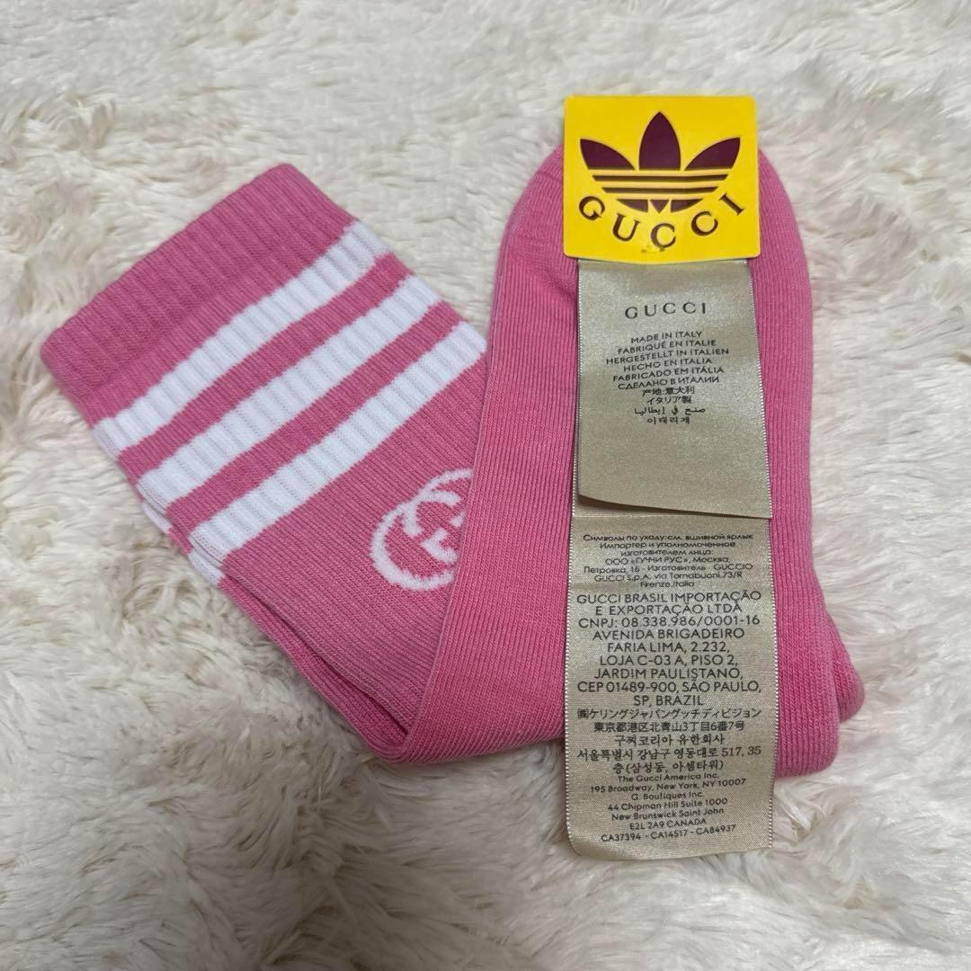 新品 GUCCI adidas ゴルフ レディース ソックス 未使用 サイズS