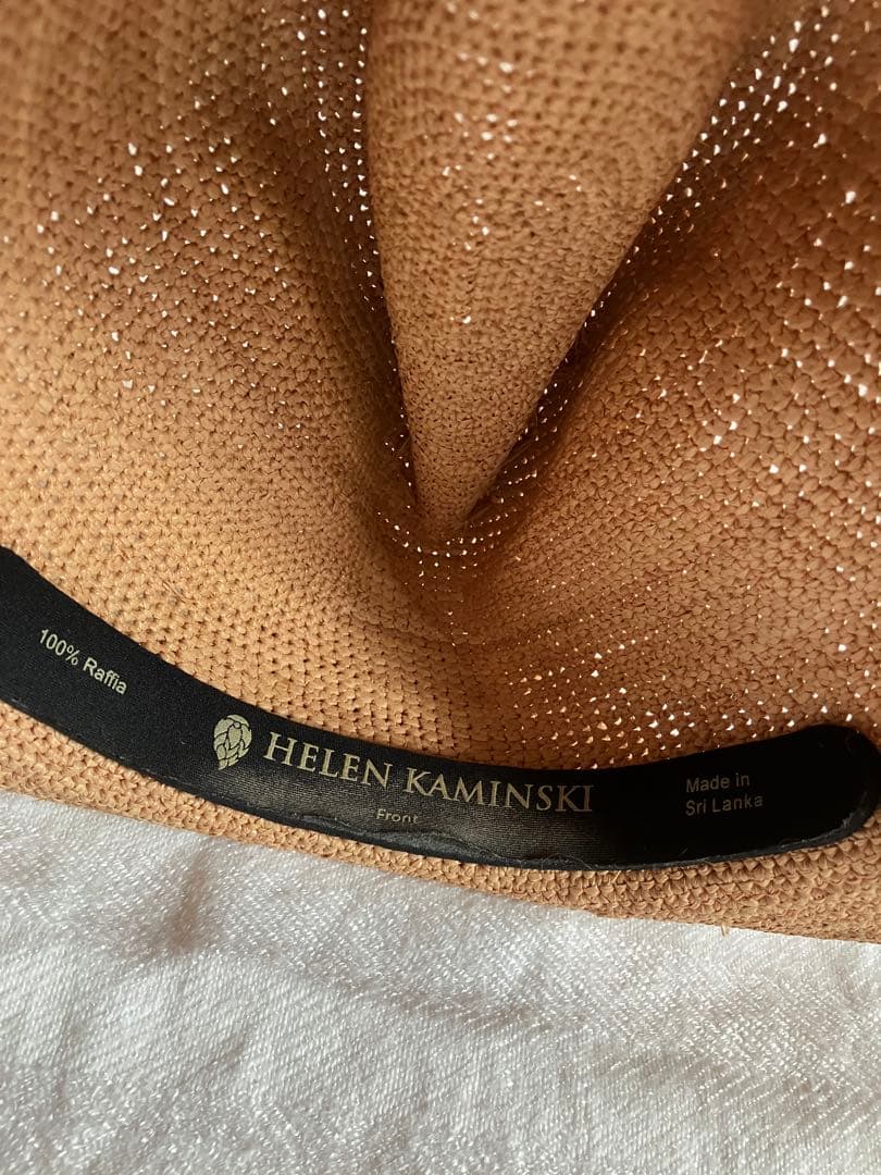 ヘレンカミンスキー　ラフィア　ハット　麦わら帽子