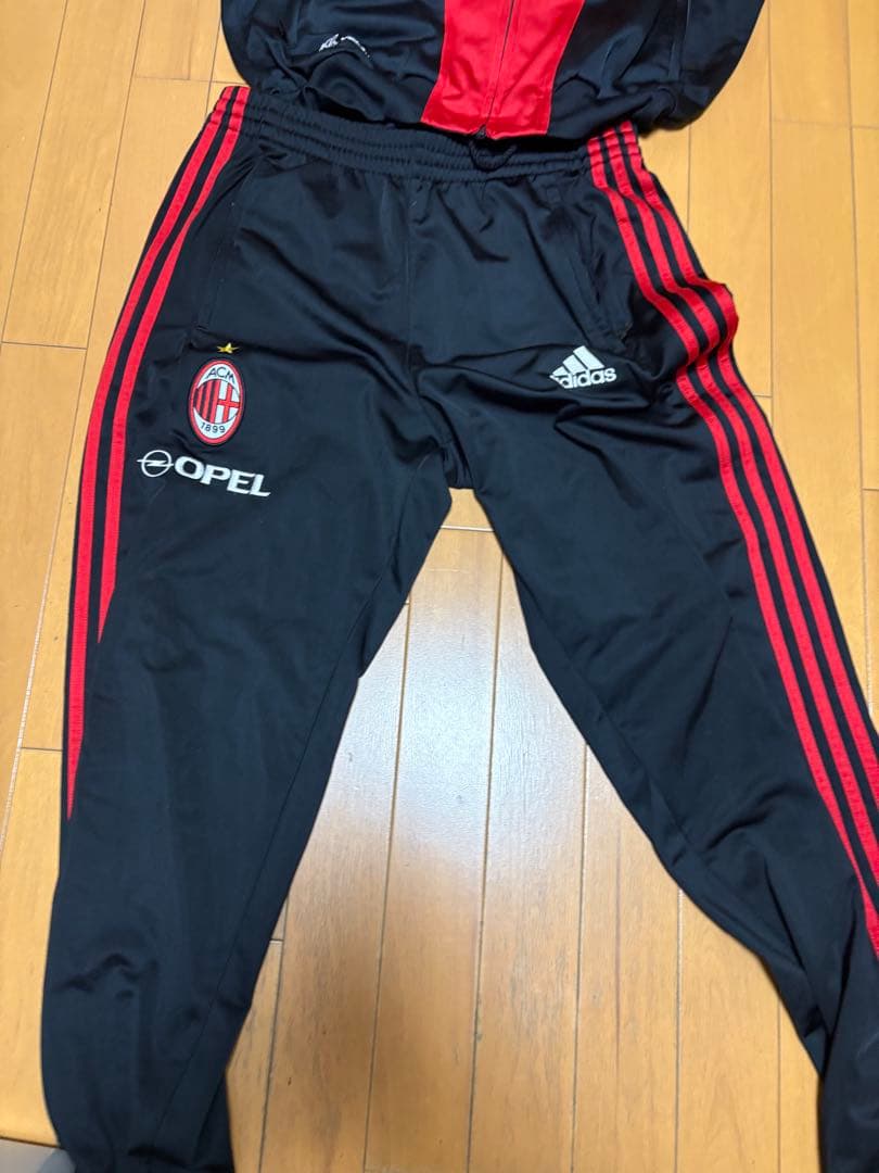 adidas ACミラン　2004年 上下　ジャージ セットアップ