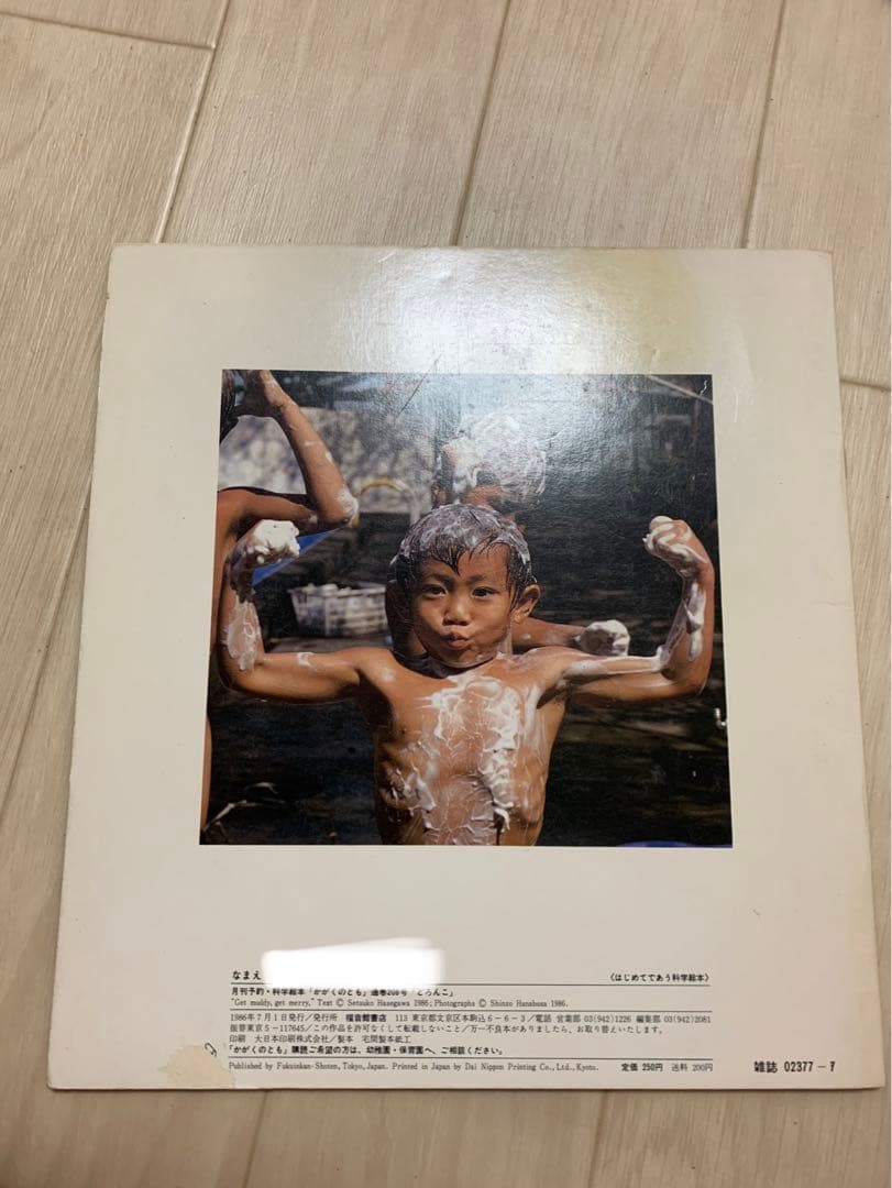 希少本　どろんこ　長谷川摂子　伸三　かがくのとも208号