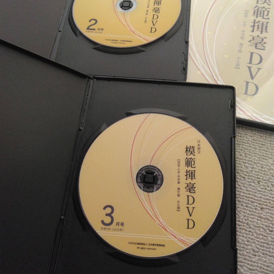 【日本習字】模範揮毫DVD13巻セット◎令和6年3月～7年3月◎