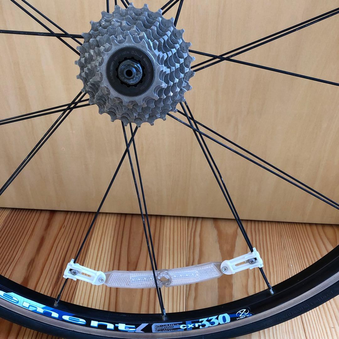 自転車ホイール前後セット　CS８速付き