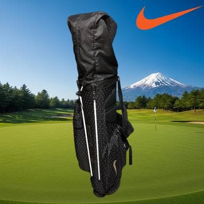 NIKE スポーツライト スタンド型 キャディバッグ ブラック ドット柄 匿名