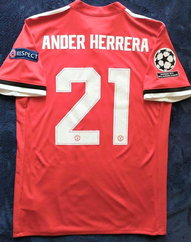 k*n様 【美品】マンU エレーラ 17/18 CL仕様ユニフォーム Mサイズ