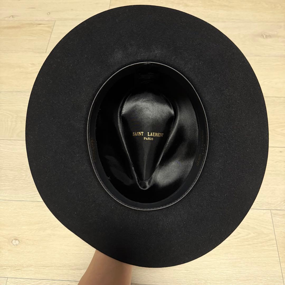 SAINT LAURENT サンローラン ハット ブラック 正規品