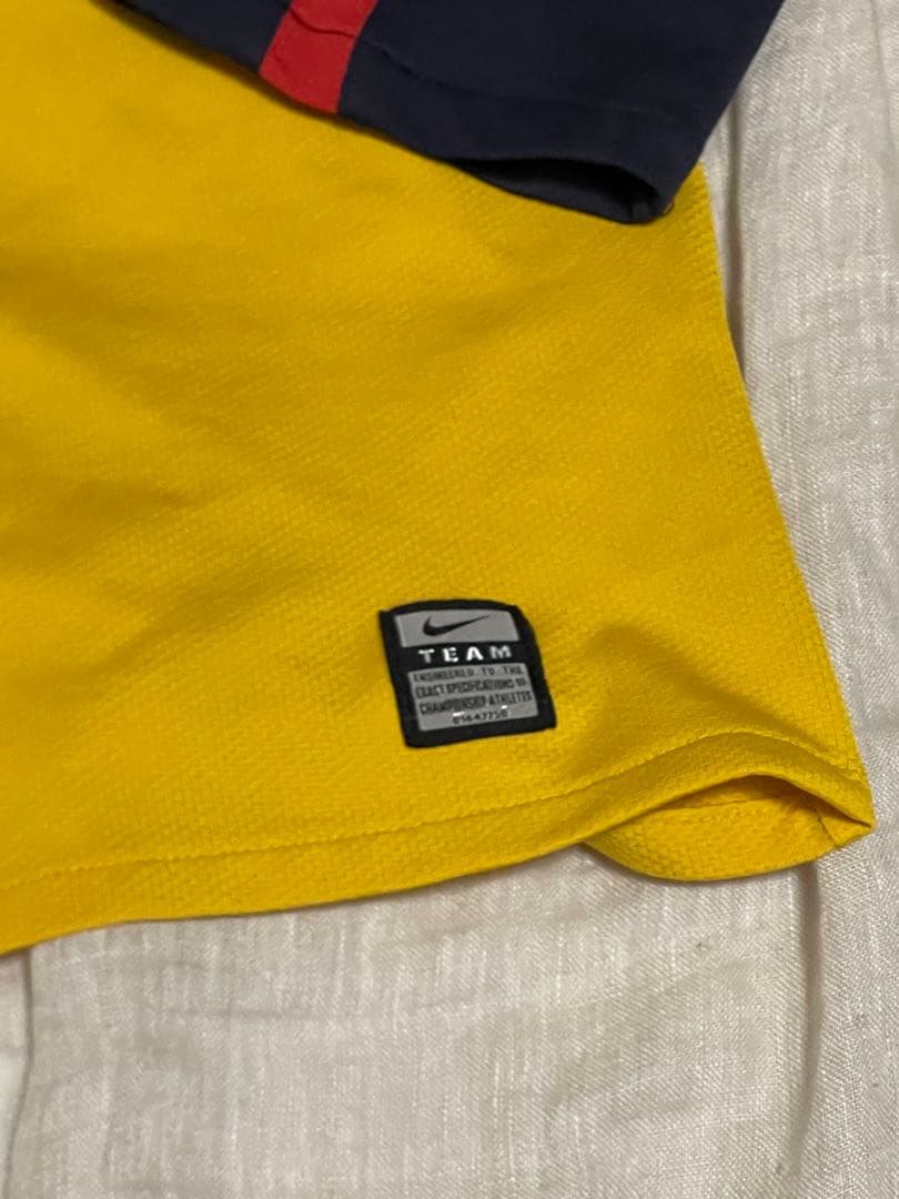 アーセナル08/09 Nike 長袖ユニ イエロー/ネイビー