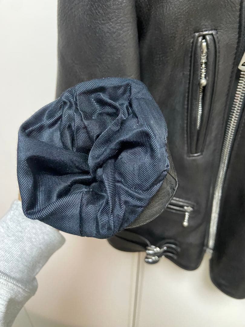 ルイスレザー x リアルマッコイズ ライトニング 40 ディアスキン　ライダース