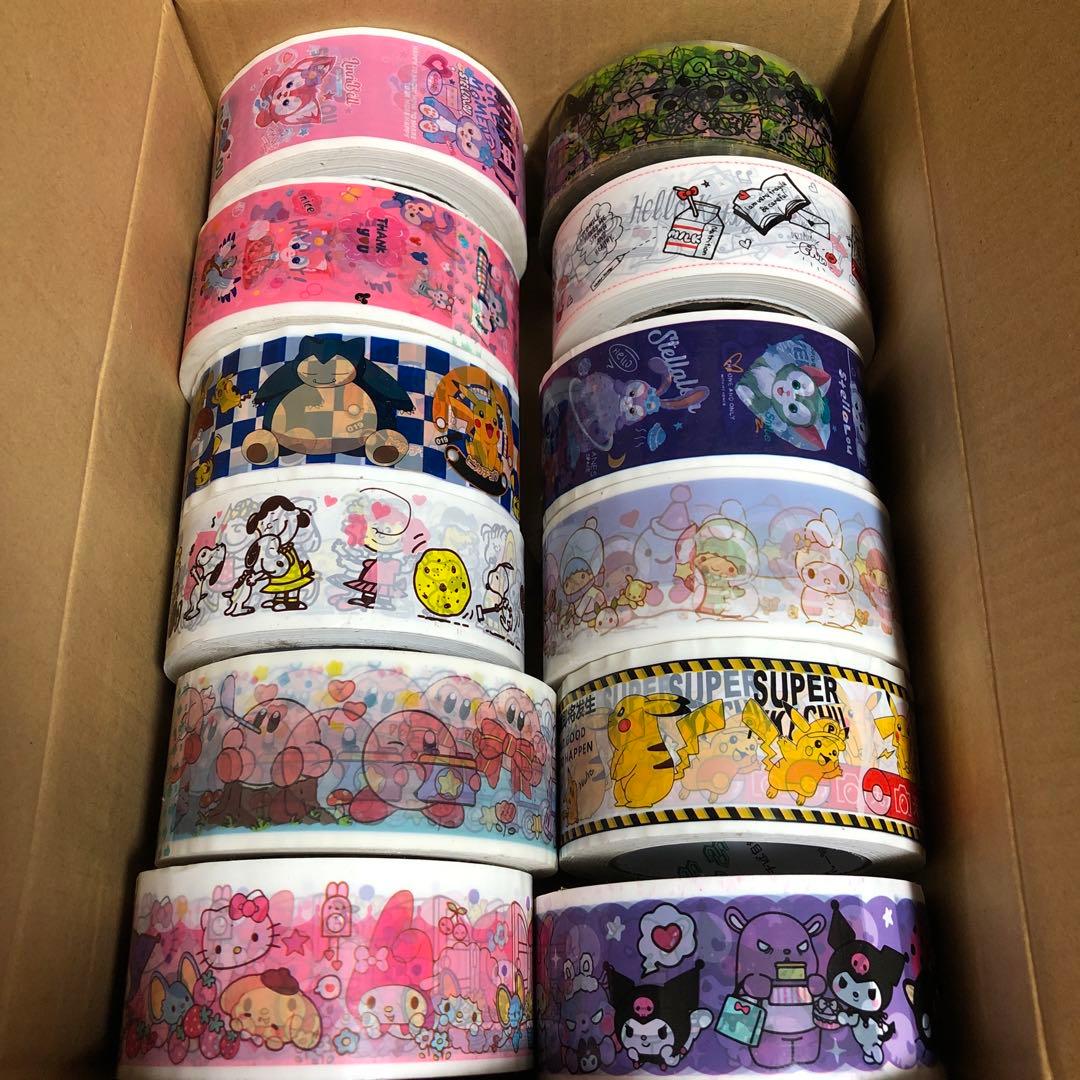 【限定特別価格❣️oppテープ　12巻】　ラッピング　キャラクター　ビニールテープ