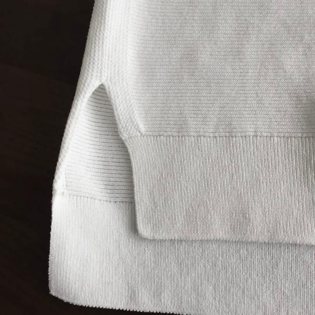 《未使用》自由区大きいサイズニットベスト白