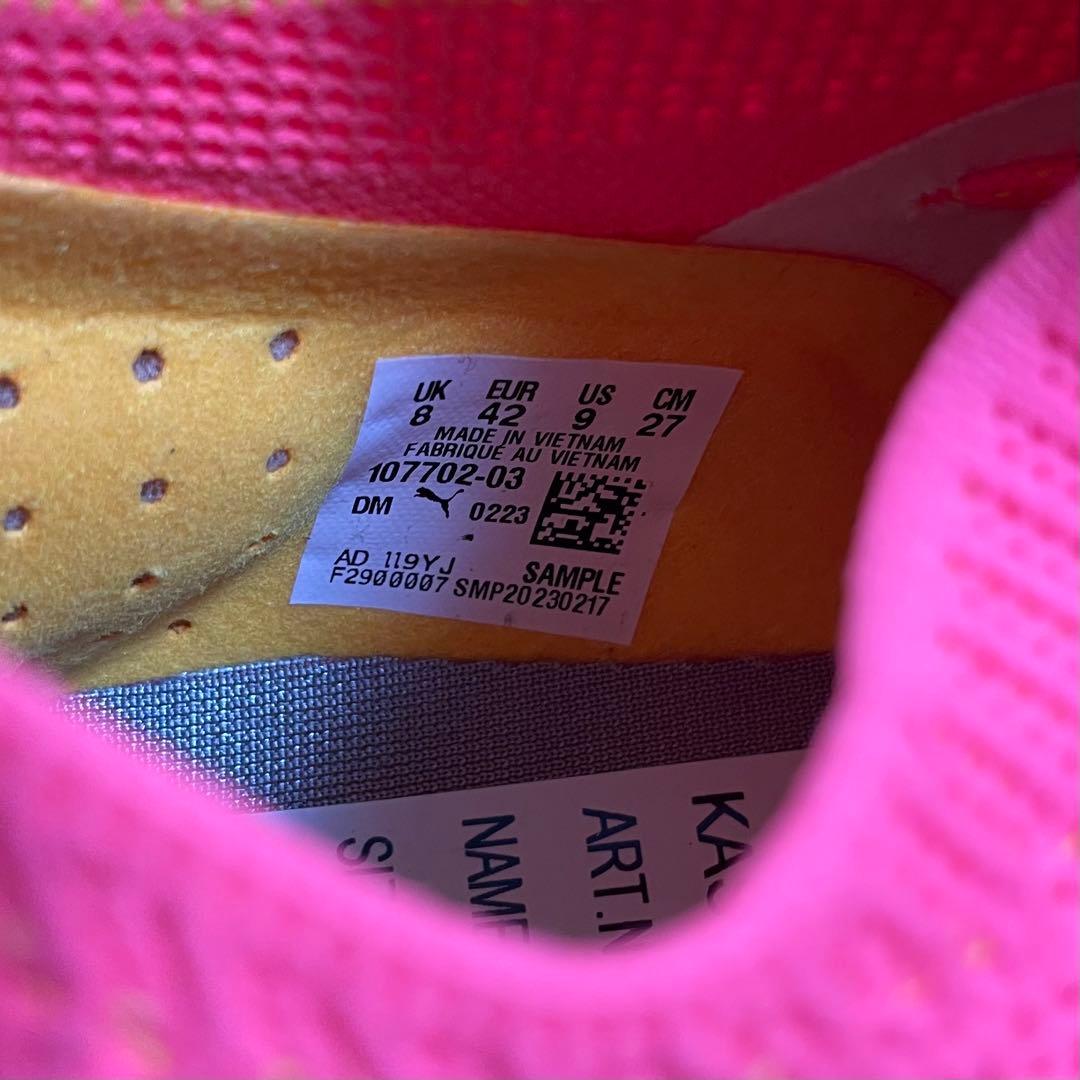 プーマ　フューチャー 7 アルティメット HG/AG　27cm　ピンク　箱無し