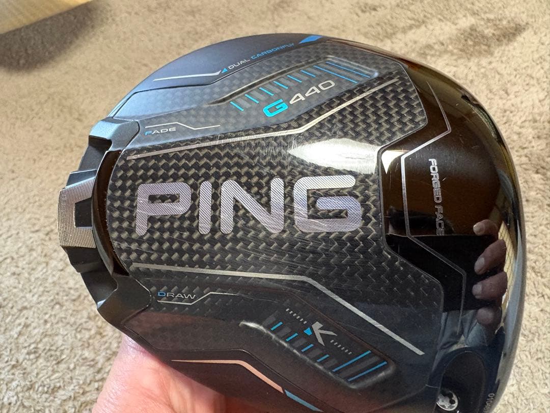 PING G440 Kドライバー 9度 ヘッドカバー付き (ヘッドのみ販売)