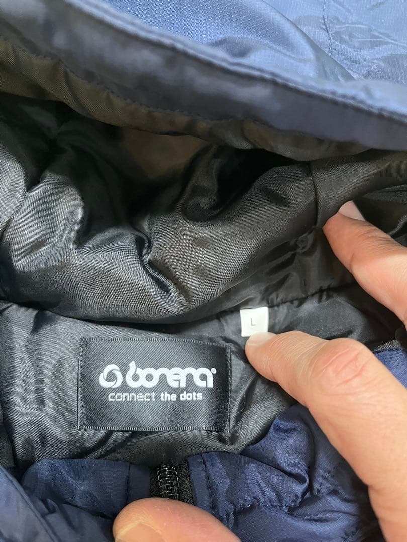bonera L ネイビー 中綿ジャケット