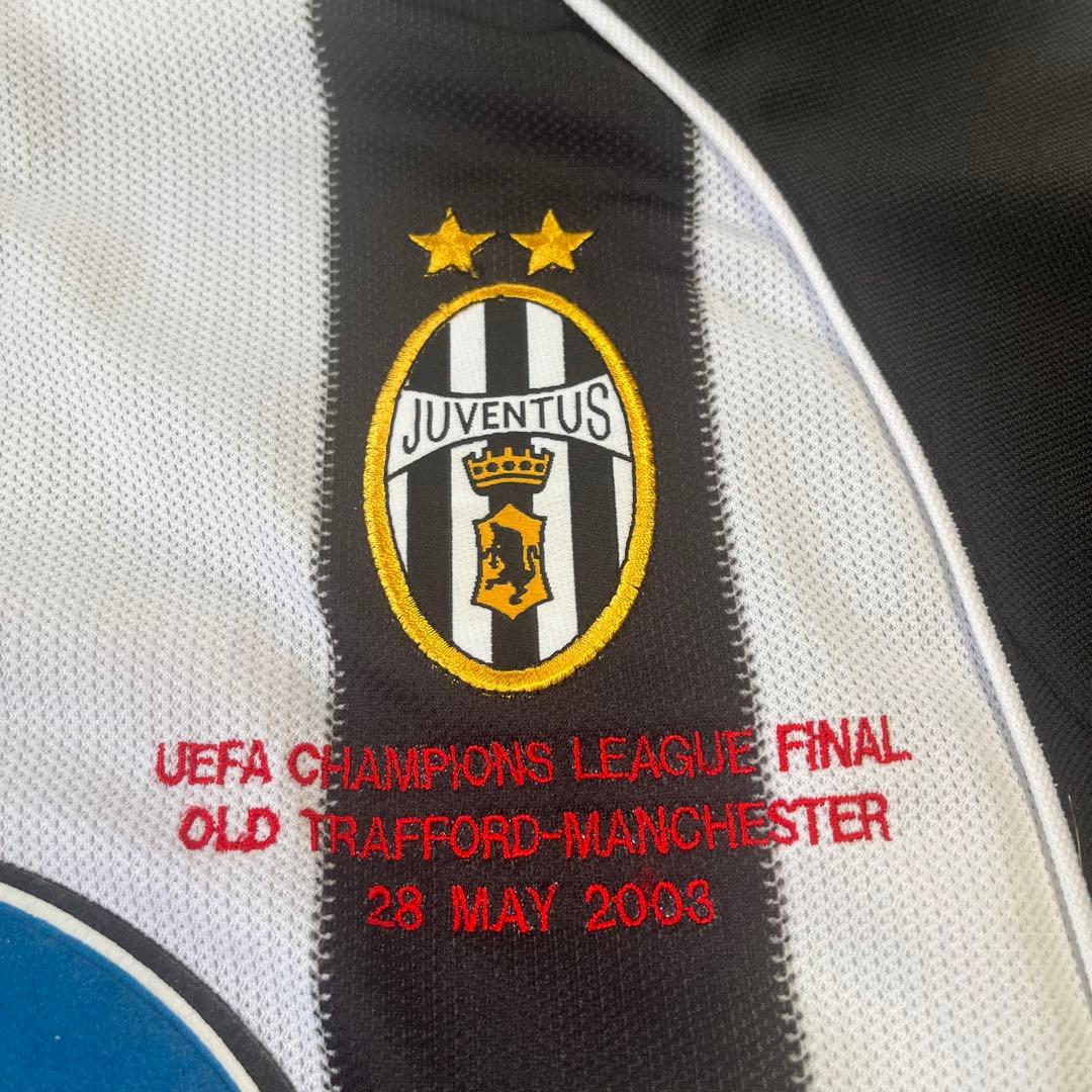 2002-03 ユヴェントス デルピエロ #10 ユニフォーム UCL決勝刺繍付