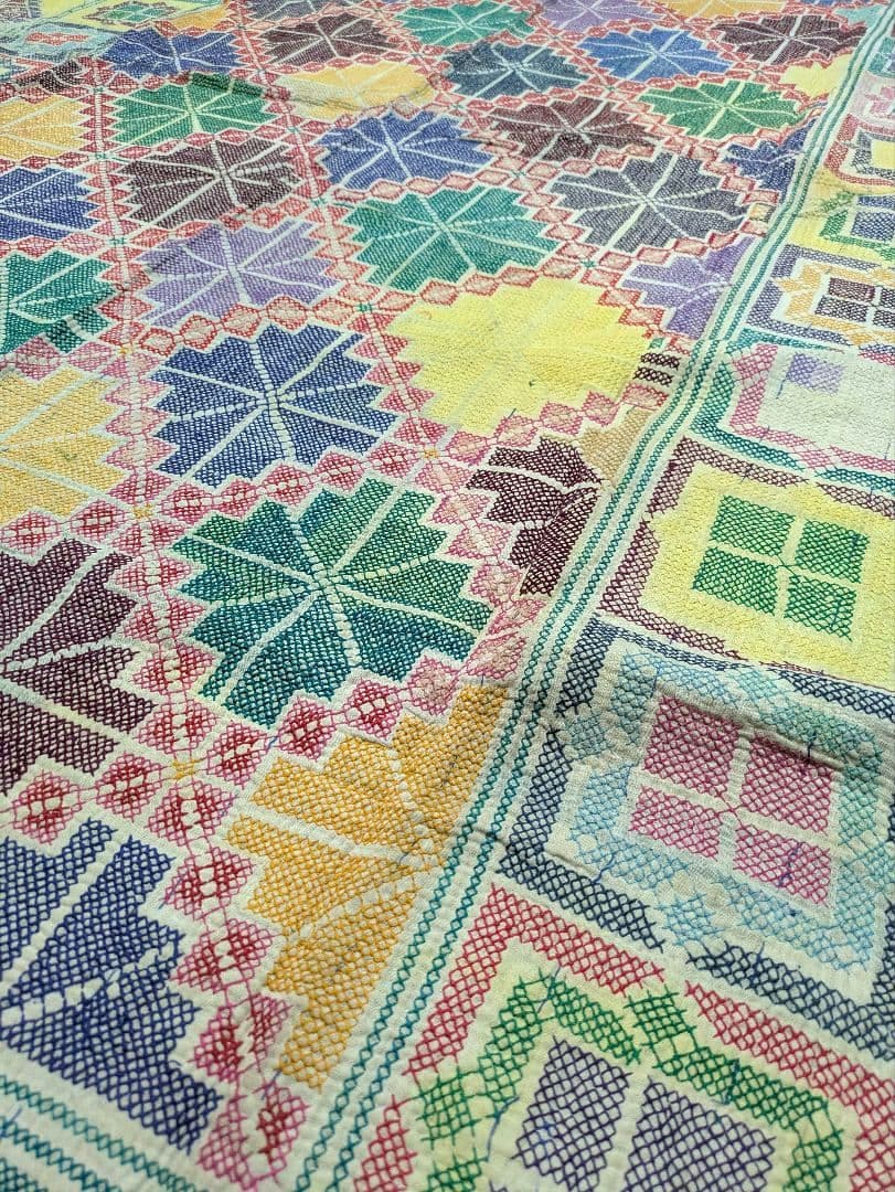 #192 ヴィンテージ / カンタキルト / ラグ / Carpet 白