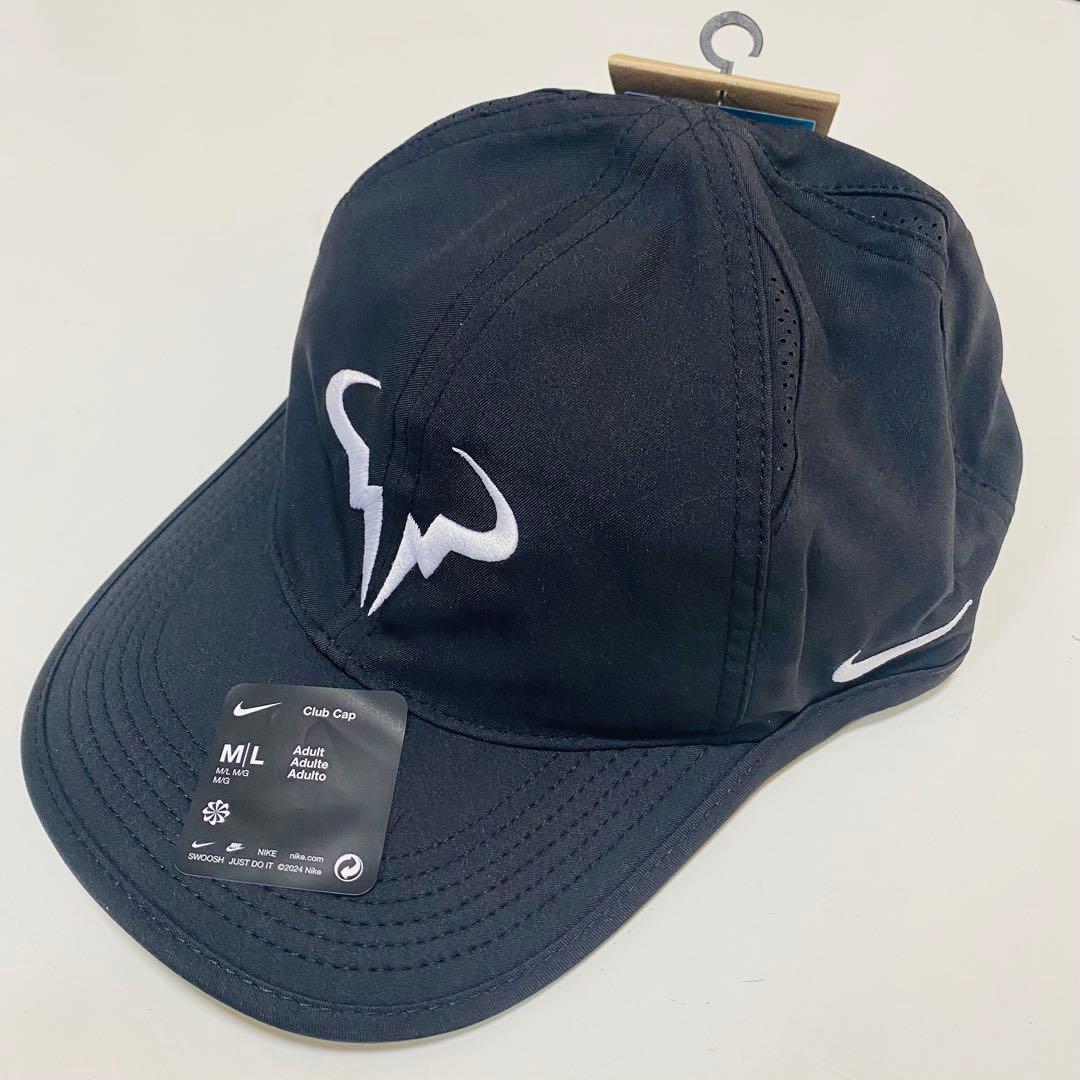 【超希少・新品未使用】NIKE アンストラクチャードラファキャップ 黒白 M/L