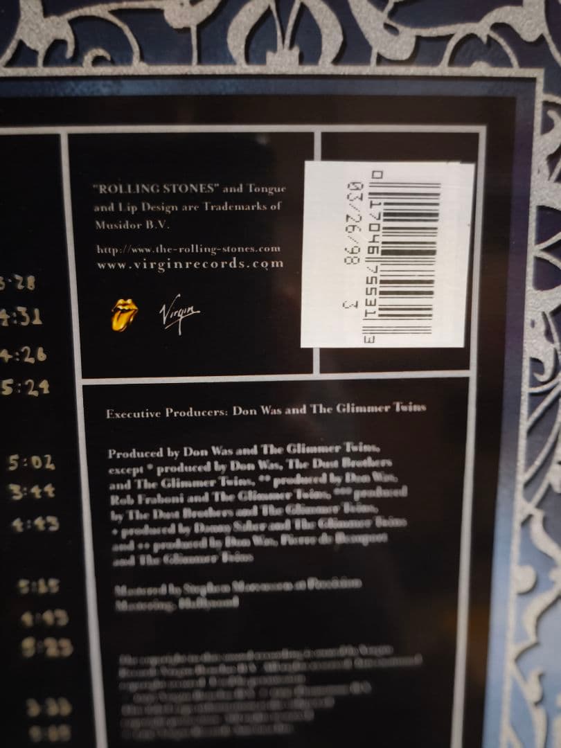 新品レコード！1997年オリジナル ローリングストーンズ