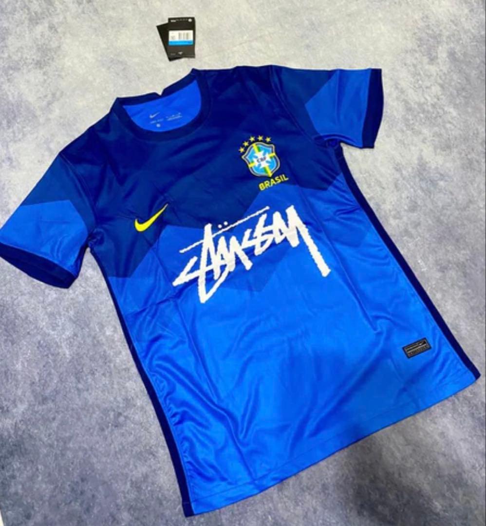 NIKE BRASIL サッカーシャツ Lサイズ STUSSY ステューシー
