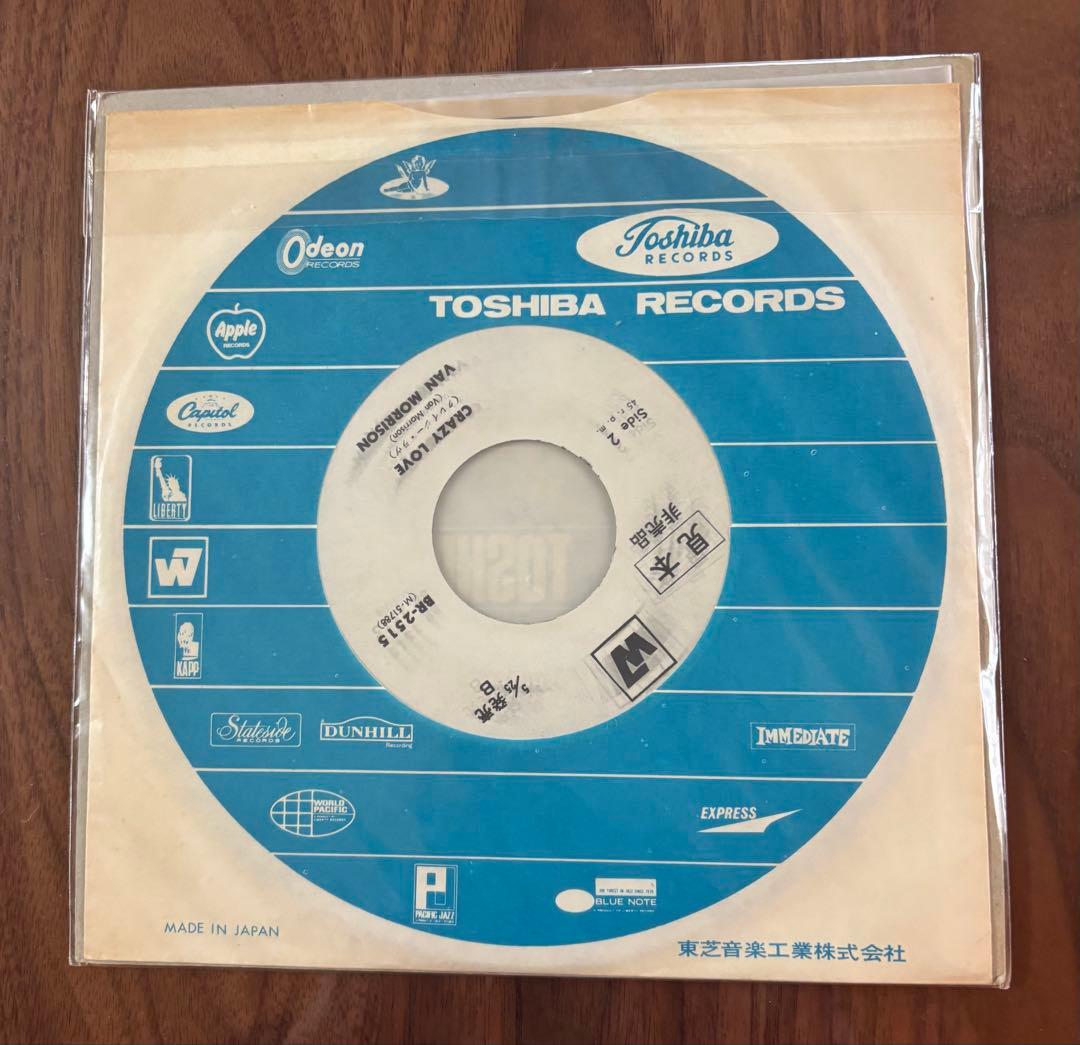 バン・モリソン　シングルレコード１枚