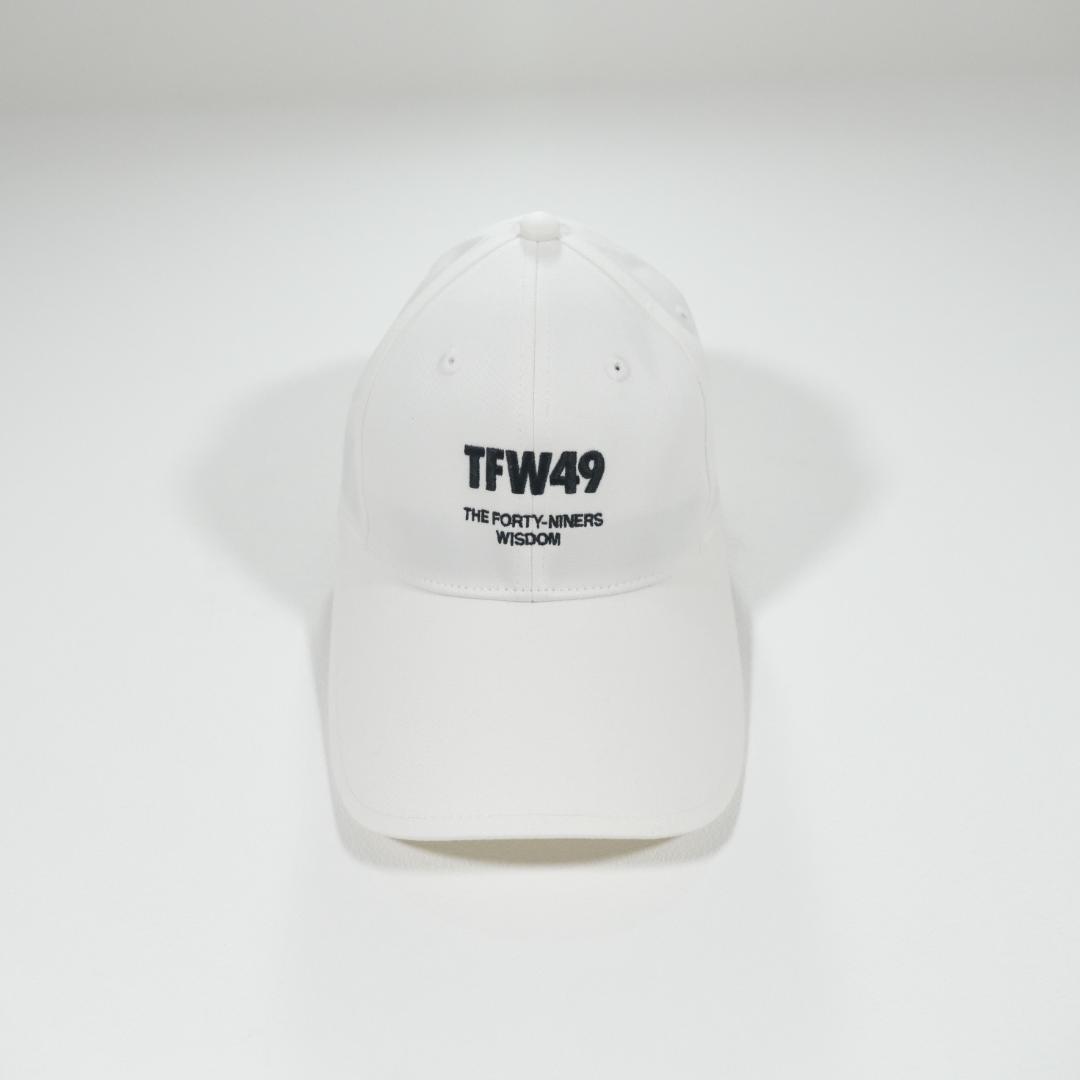メンズウェア TFW49 GOLF EMBROIDERY 6PANEL CAP WHITE