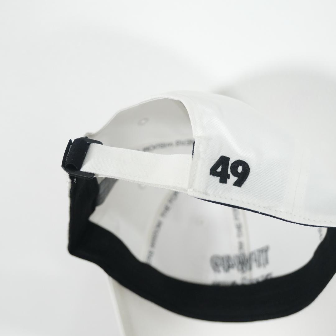 メンズウェア TFW49 GOLF EMBROIDERY 6PANEL CAP WHITE