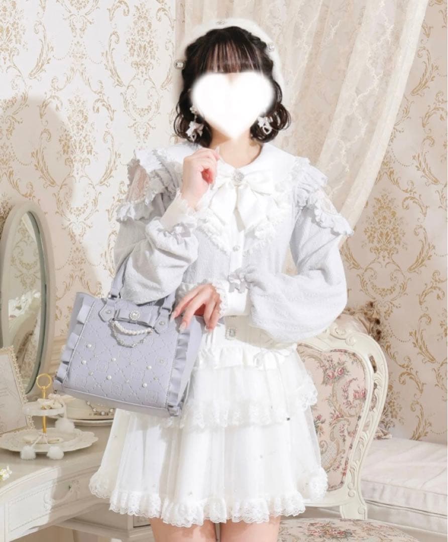 NOEMIE さきまるちゃんコラボ♡キラキラビジュー2wayショルダーバッグ ③