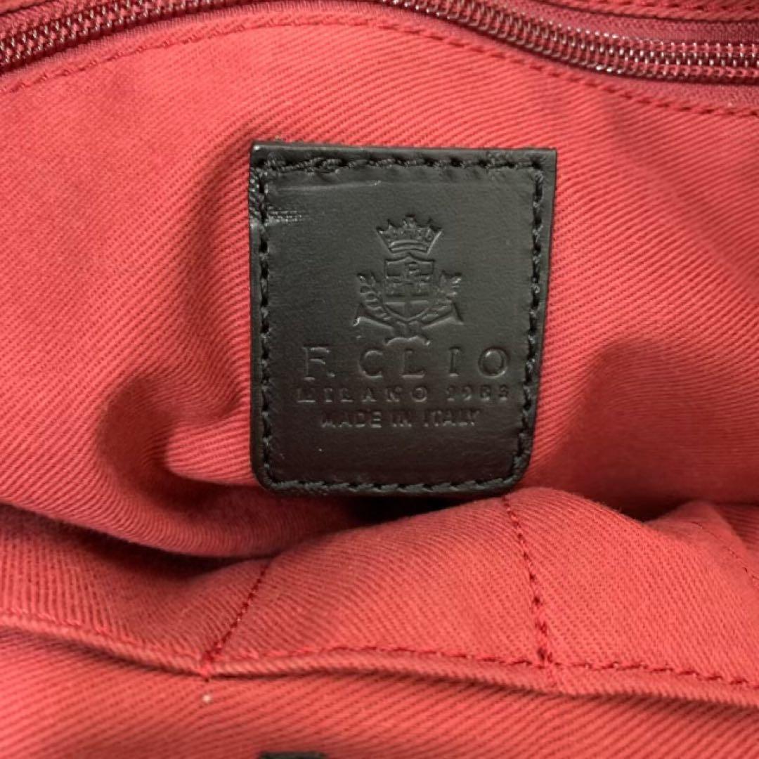 F.CLIO エフクリオ　2way ショルダーバッグ　トートバッグ　チェック柄