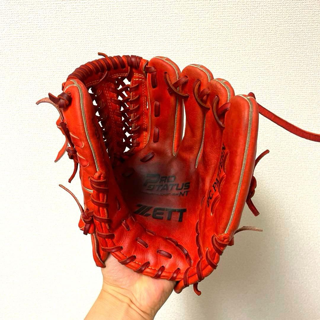 376 ZETT プロステイタス 即戦力 型良 硬式 内野手用グローブ
