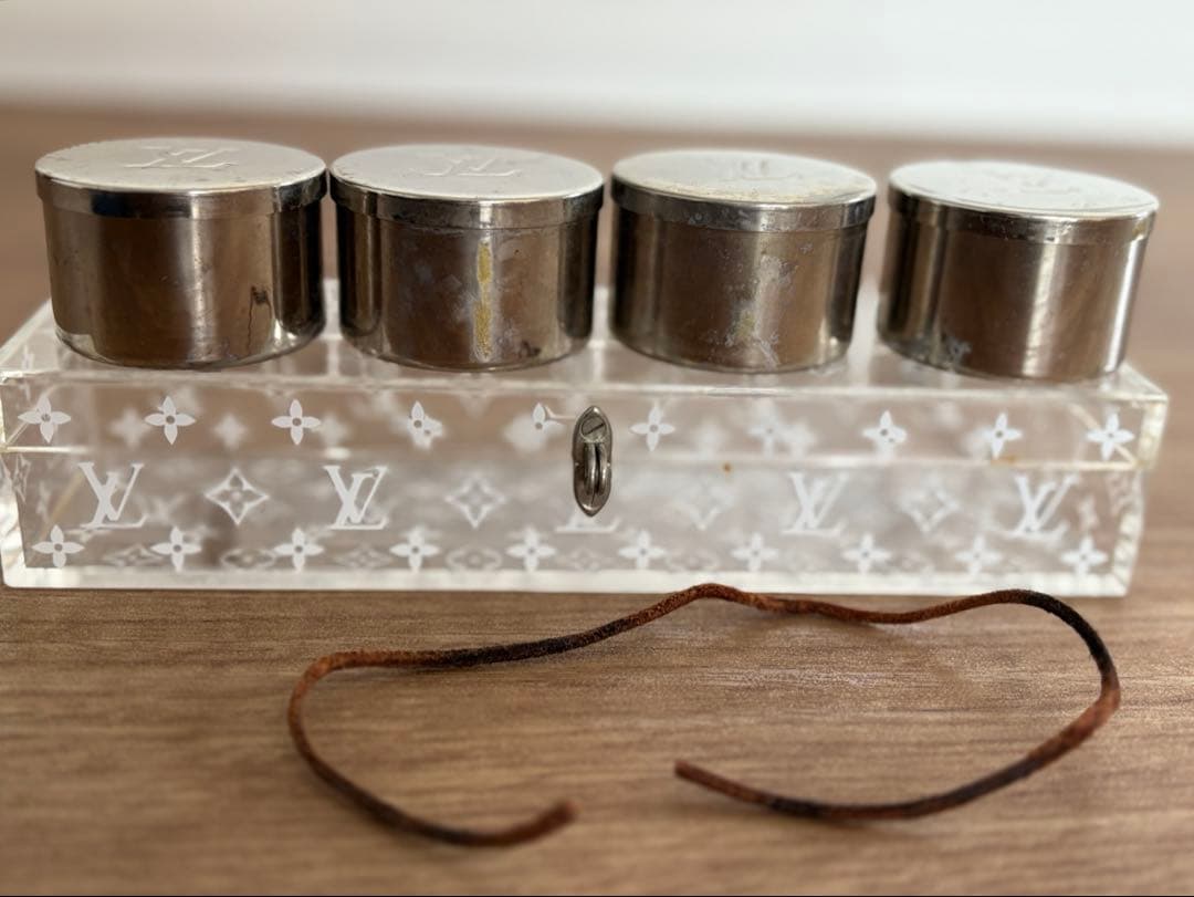 【レア】ルイ・ヴィトン クリアボックス キャンドル収納　ノベルティ非売品