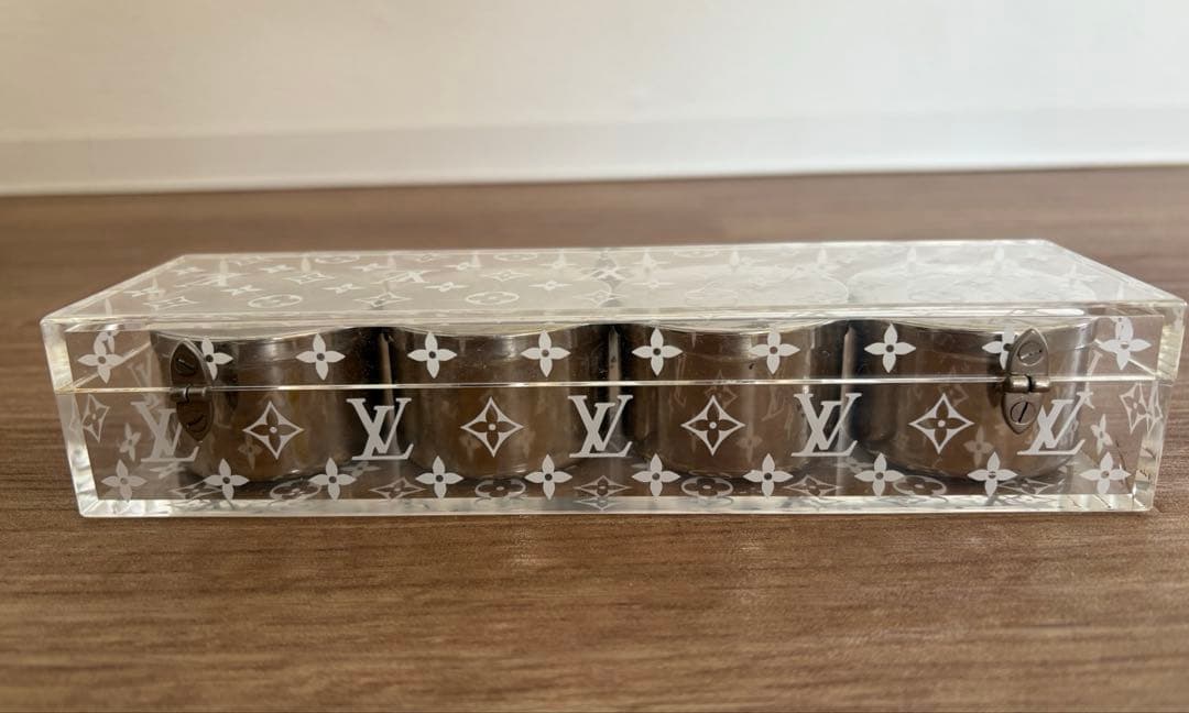 【レア】ルイ・ヴィトン クリアボックス キャンドル収納　ノベルティ非売品
