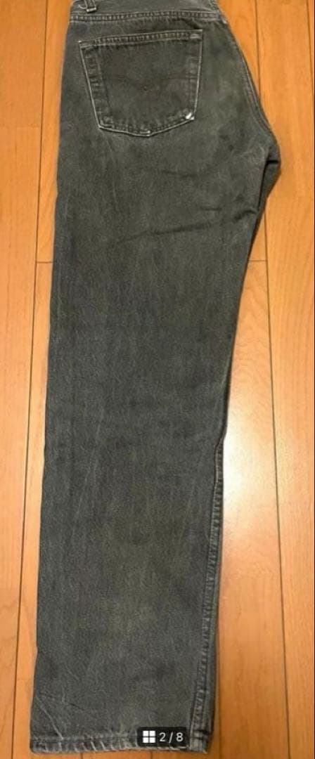 ニ*ク様 90s Levi's 501 先染めブラックUS製 W32 L30 オ
