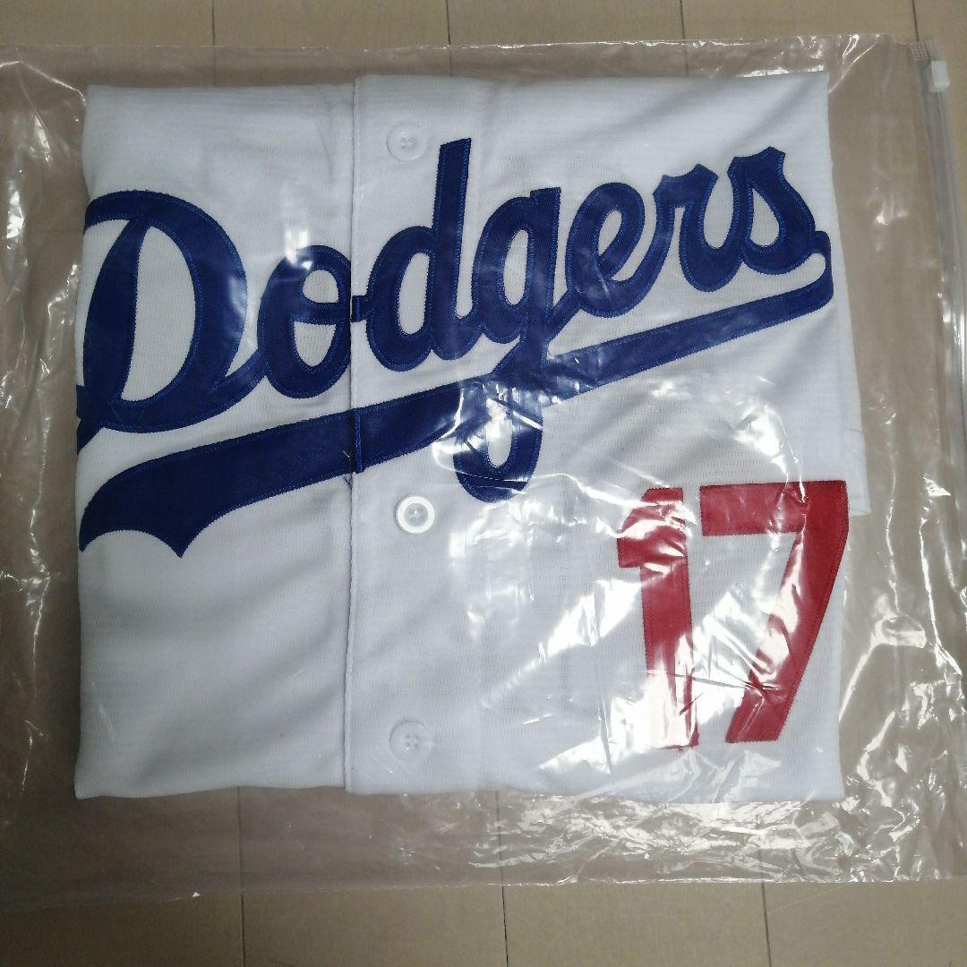 【WBC日本戦 3/6】大谷翔平 L ドジャース 白 ノーブランド ユニフォーム