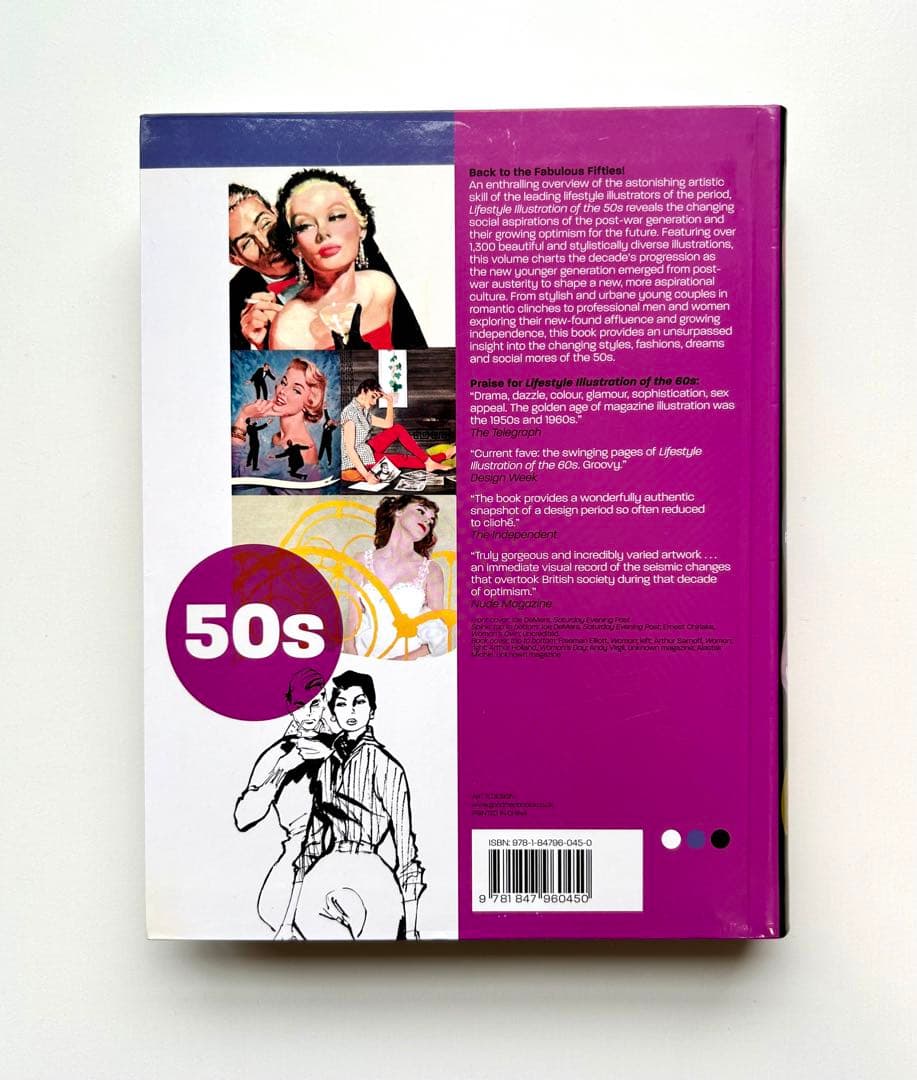 洋書 Lifestyle Illustration of the 50's