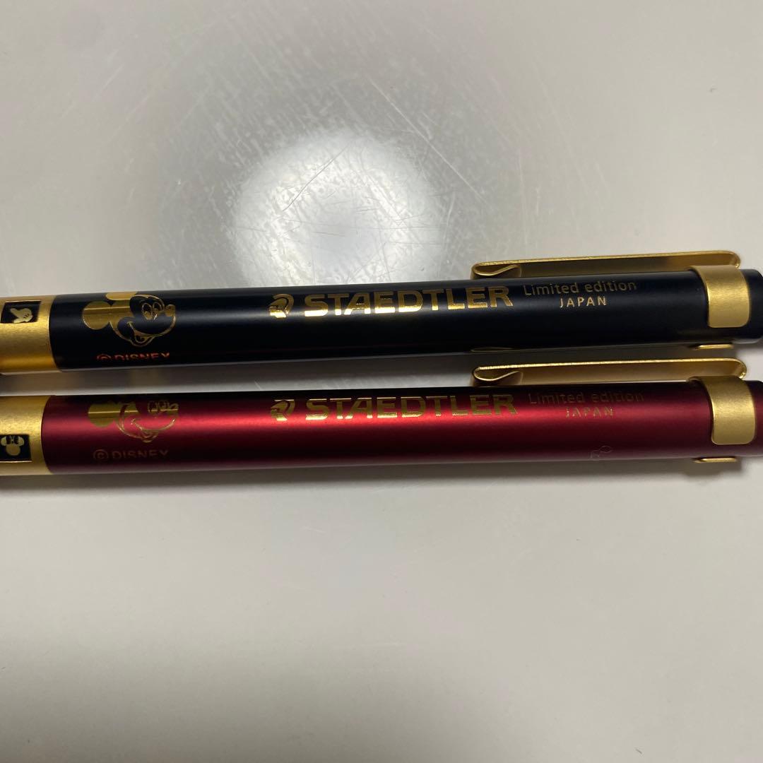 【限定】ステッドラー925 ミッキーデザイン　ブラック　レッド　完売品