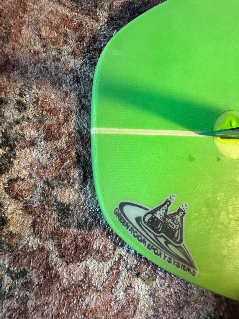 ロックダンス　キッズ用サーフボード5'0x17 1/4 x2'0 フィン付き