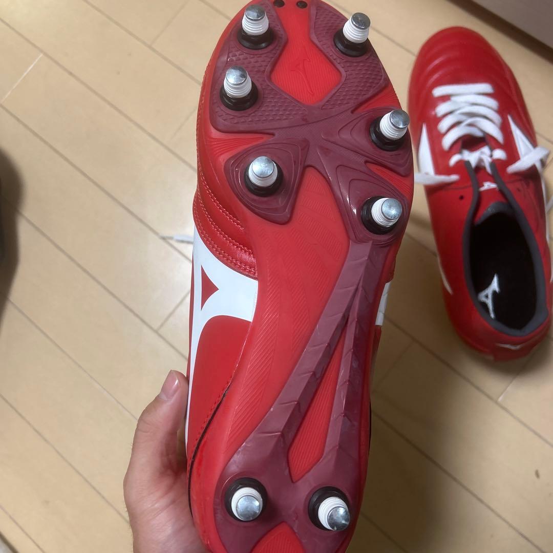 Mizuno レッド サッカーシューズ スパイク