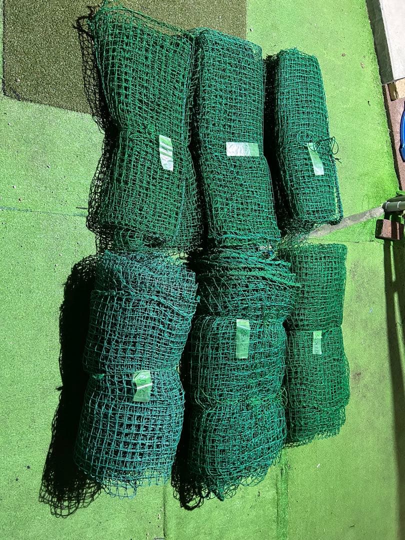 防球ネット６点セット（中古品）