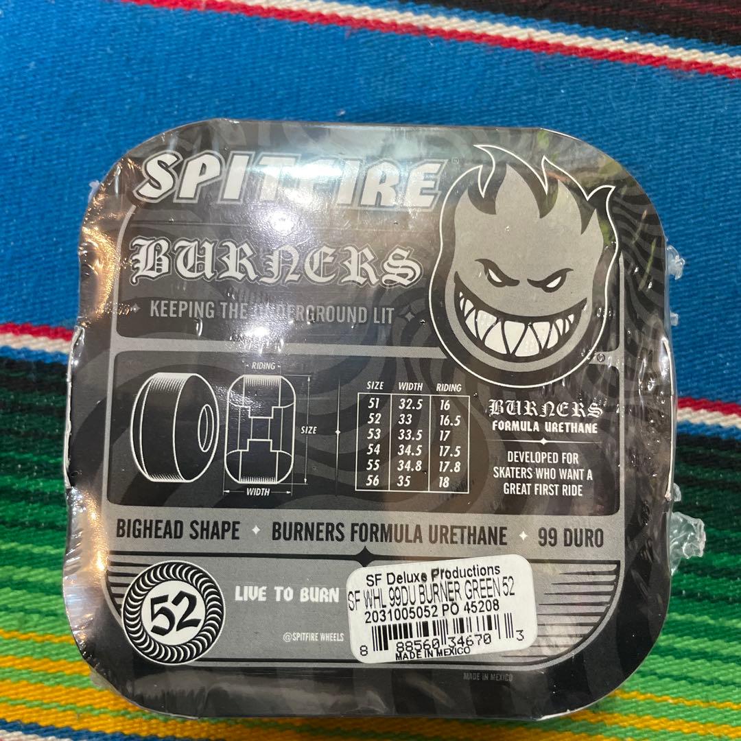 スケートボード SPITFIRE BURNERS 52mm