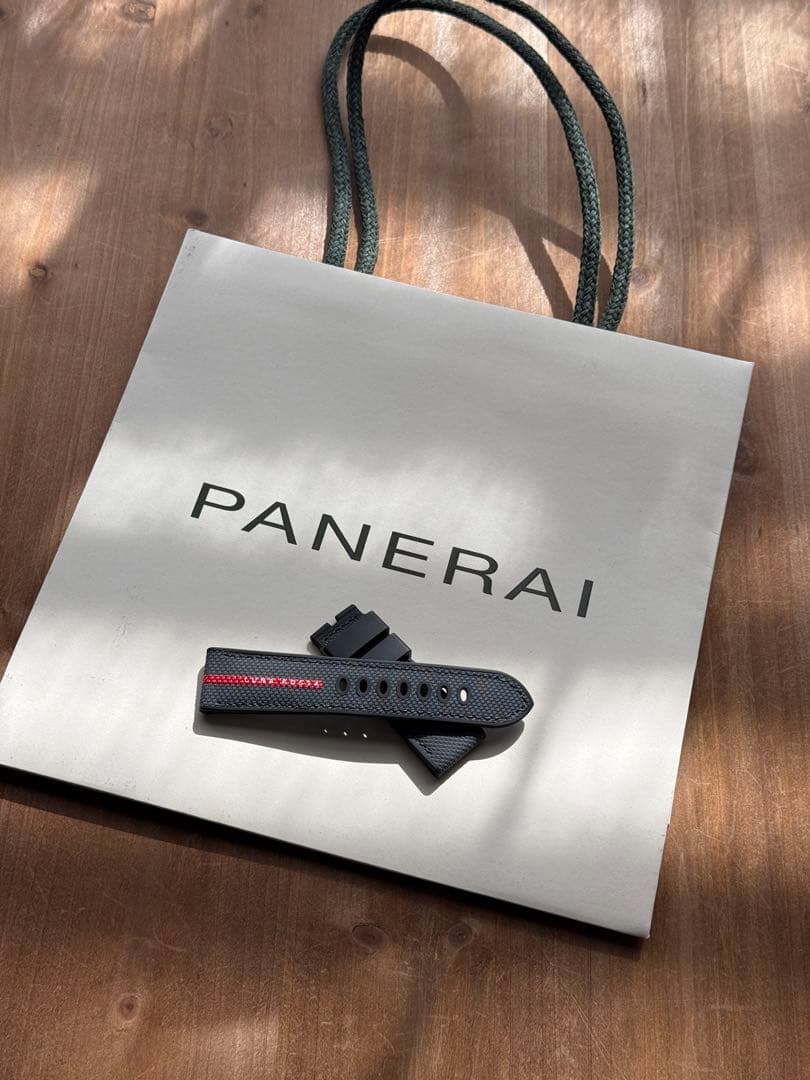 【新品未使用】パネライ純正 ルナロッサ バイマテリアルストラップ 24mm