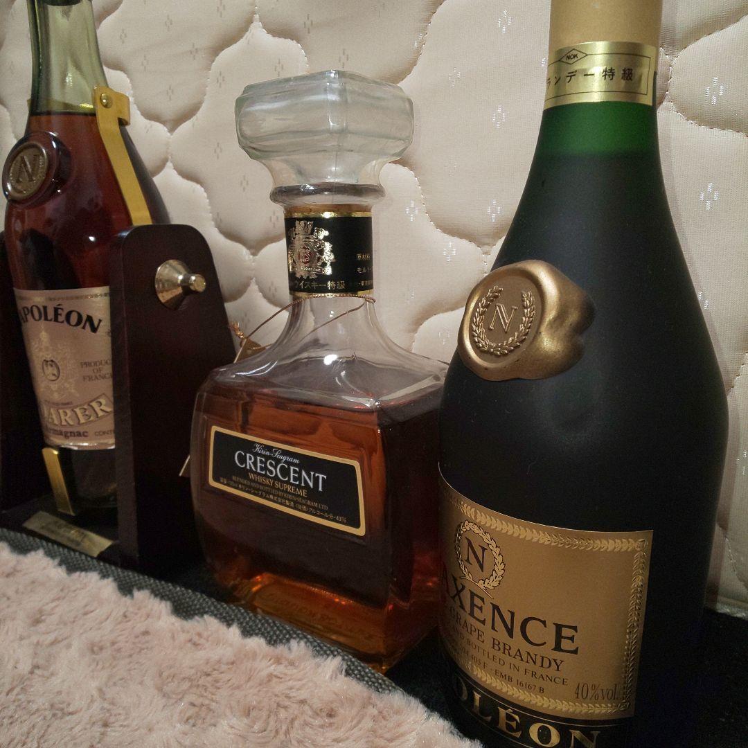 未開栓 4本まとめ売り ブランデー古酒 ナポレオン ウイスキー レトロ