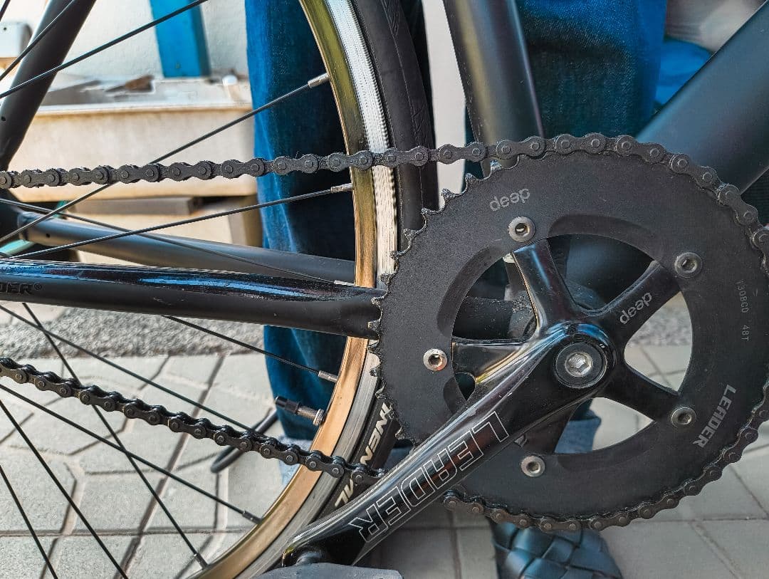 LEADER シングルスピードバイク ブラック