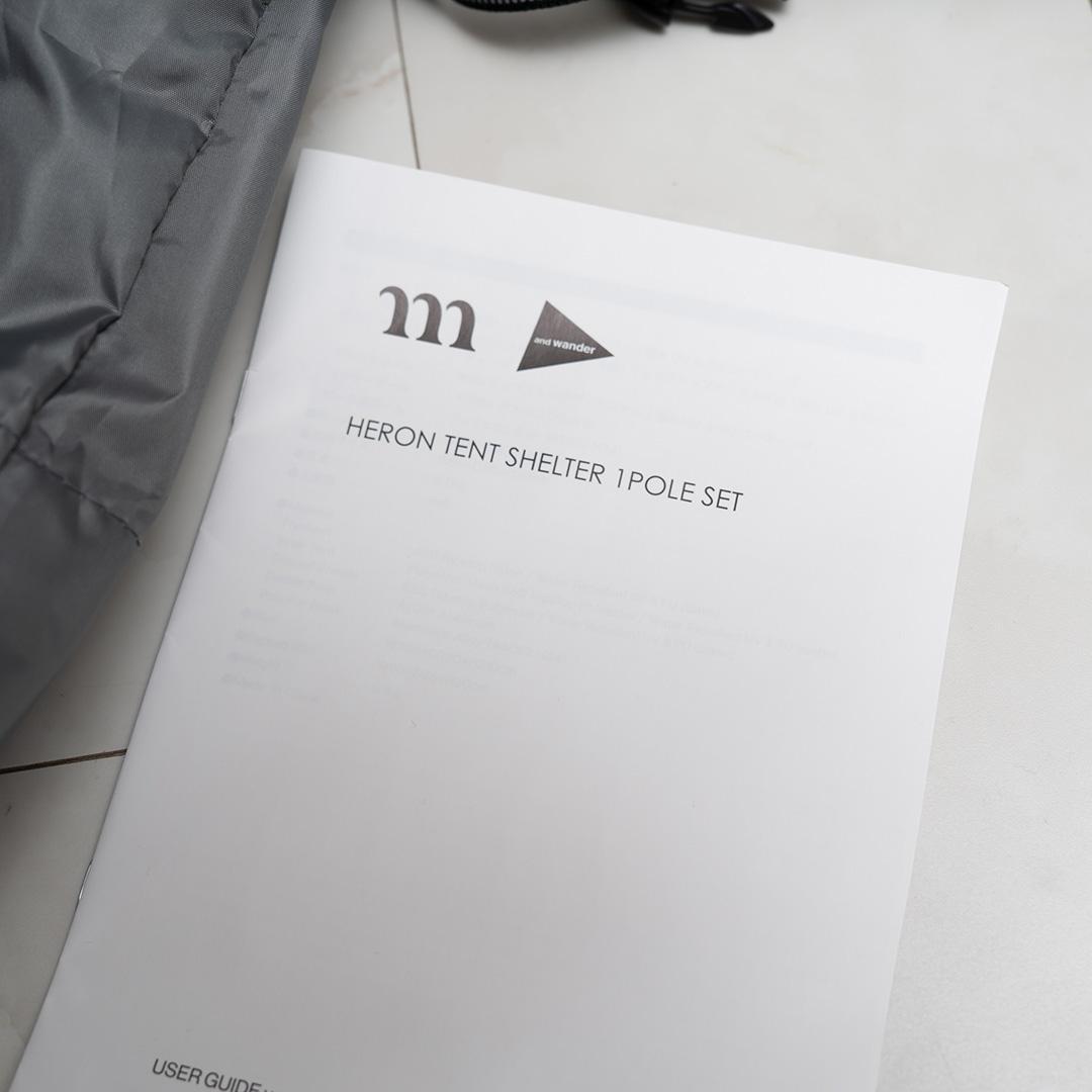 【新品】muraco × and wander ヘロン 2Pインナー ビーク