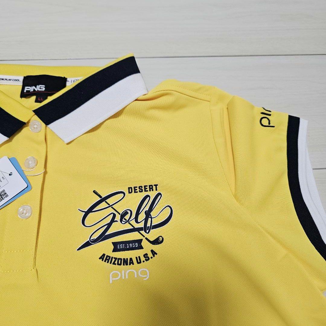 新品❤ゆったりサイズ❤PINGレディース セットアップ シャツ 上下セット大きめ